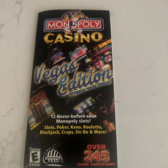 2 for $10 🎁Monopoly Casino: Vegas Edition CD-Rom - Picture 7 of 10